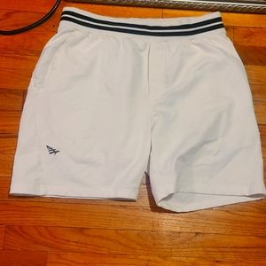 Paper Planes White n Black stripe shorts